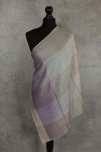 Heritage Grid Scarf - Light Purple