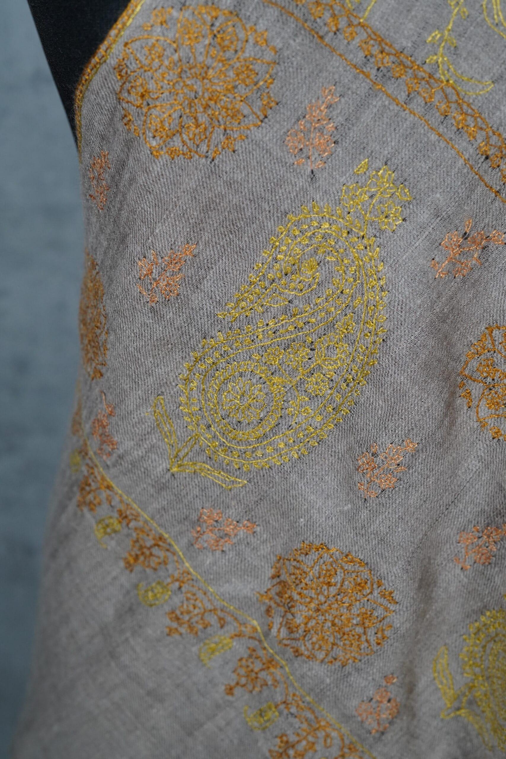 UPLOAD_Naqqashi-–-Fine-Touches-Golden-threads-1-scaled-600x900 Noor-e-Zari Pashmina Scarf - Image 3