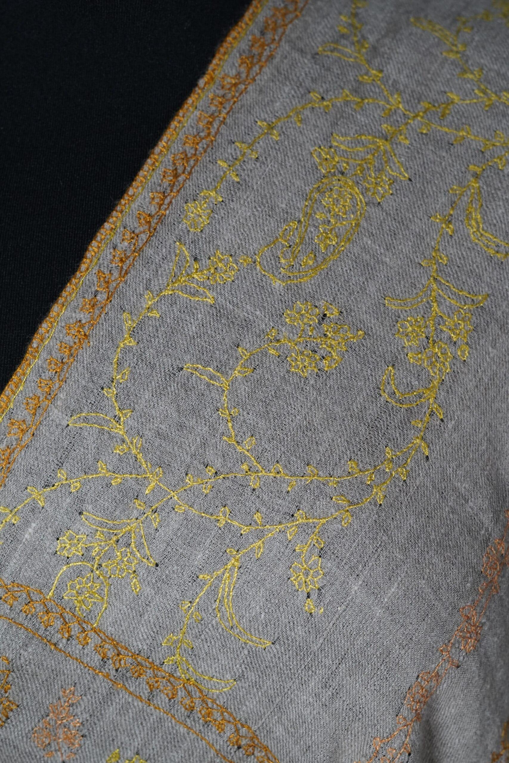 UPLOAD_Naqqashi-–-Fine-Touches-Golden-threads-2-scaled-600x900 Noor-e-Zari Pashmina Scarf - Image 2
