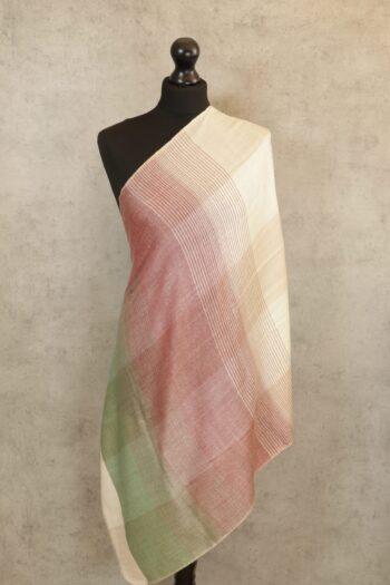 Heritage Grid Scarf - Green