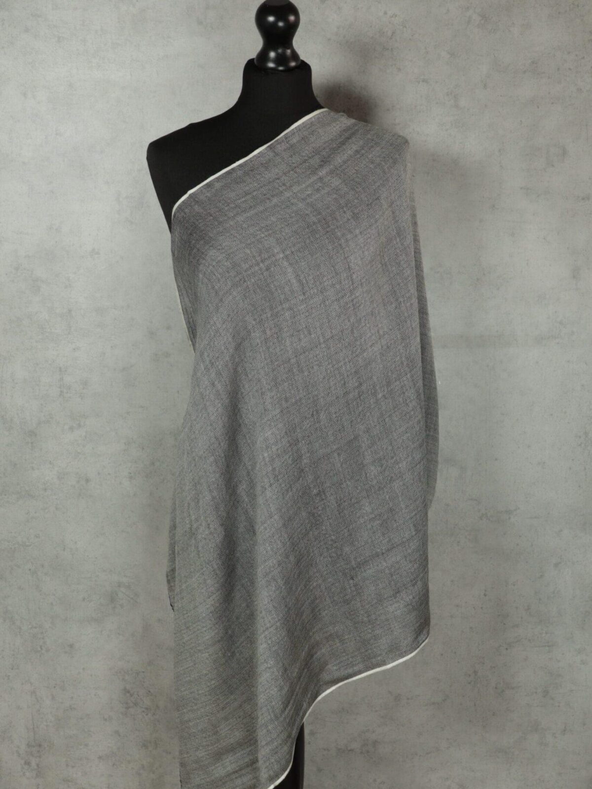 Noir Chevron Scarf