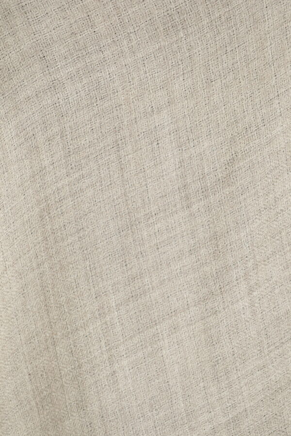 Silk Line Mirage Stole in orange, a long striped scarf with earthy stripes & silk-like sheen, providing lightweight warmth