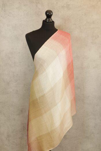 Heritage Grid Scarf - Red