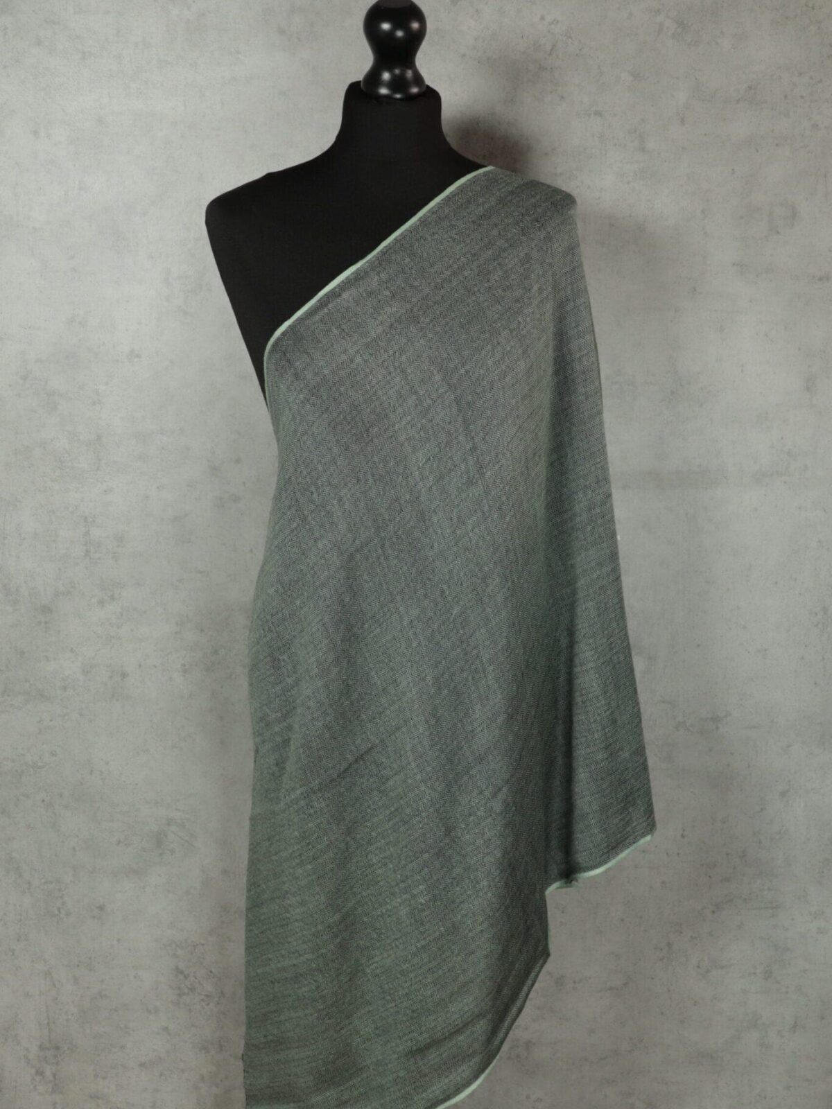 Noir Chevron Scarf