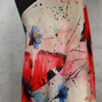 ArtWrap Stole - Red Butterfly