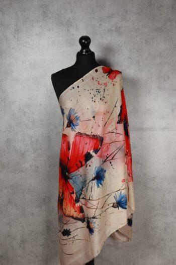 ArtWrap Scarf - Red Butterfly