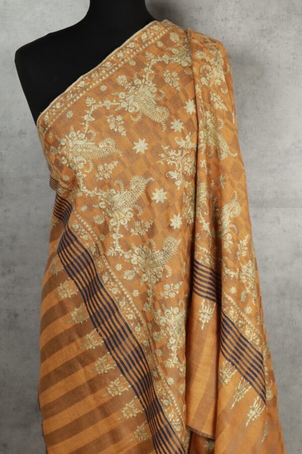 Badamwari Zari Handmade Shawl - Image 3