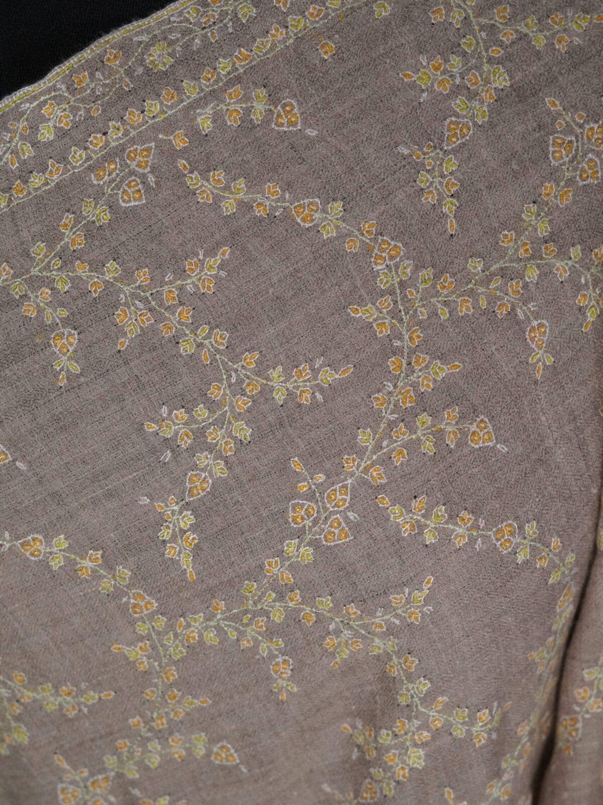 Olive Baagh Green Cashmere Pashmina Shawl