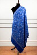 Botanic Trace Shawl Blue