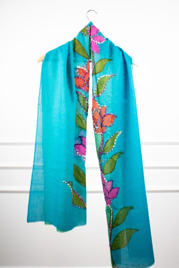 ThreadBloom Scarf