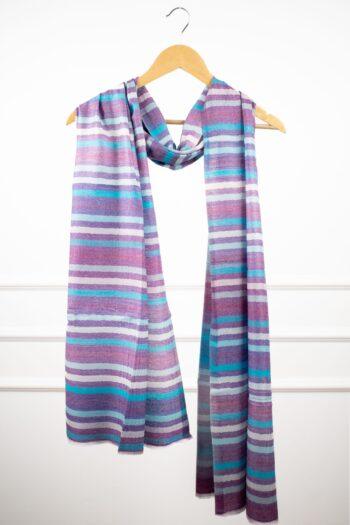 PastelStripes Scarf - Light Purple