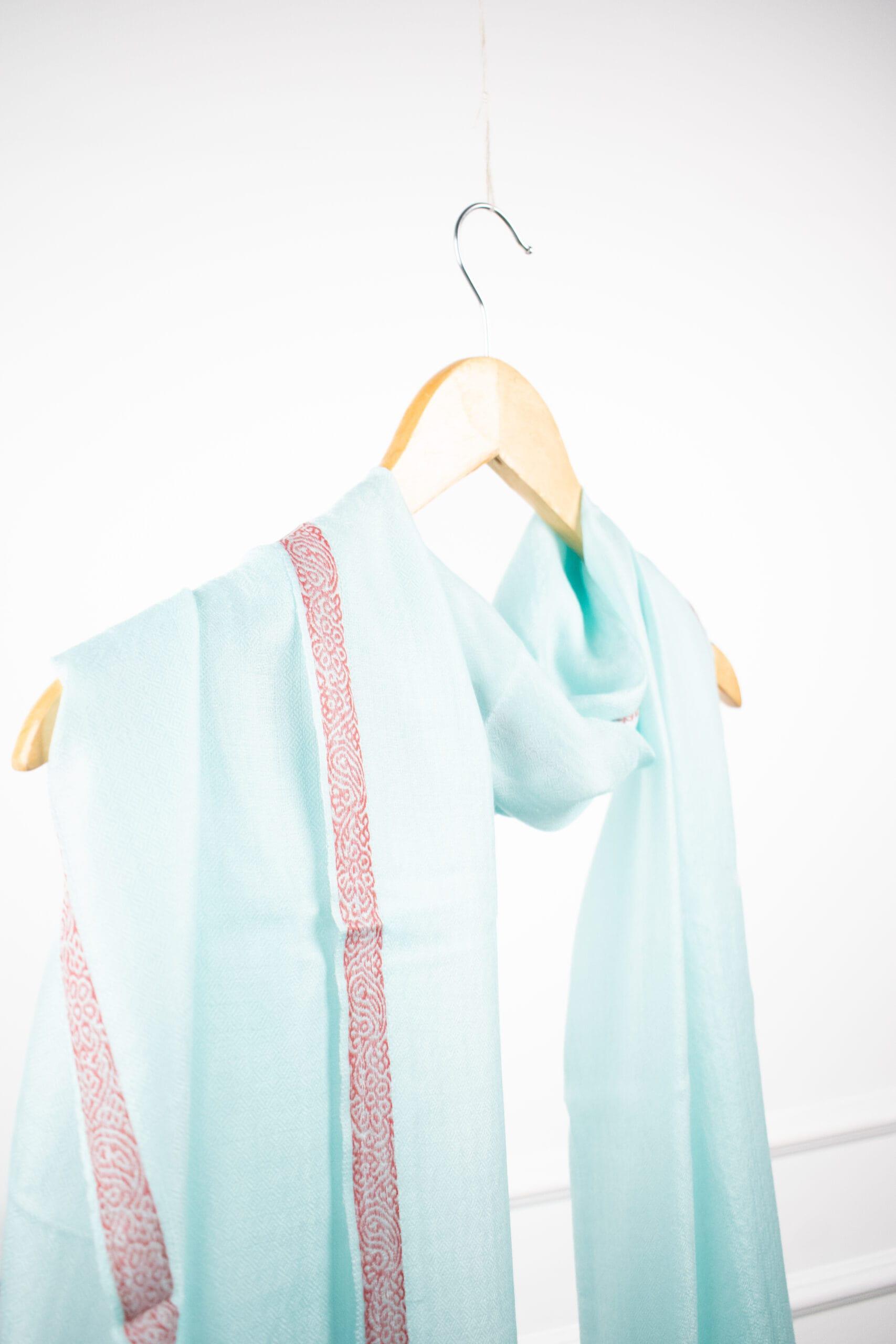 The Pastel Mirage Scarf Pastel Scarf in Wool Silk