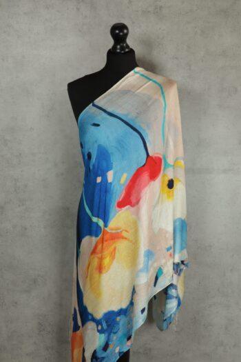 Echo Silk Scarf - Pastel