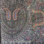 EmbroCrest Shawl - Grey Multi