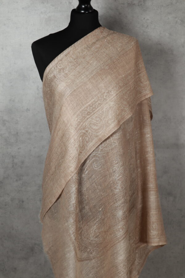 Jacquard Pashmina Shawl - Image 2