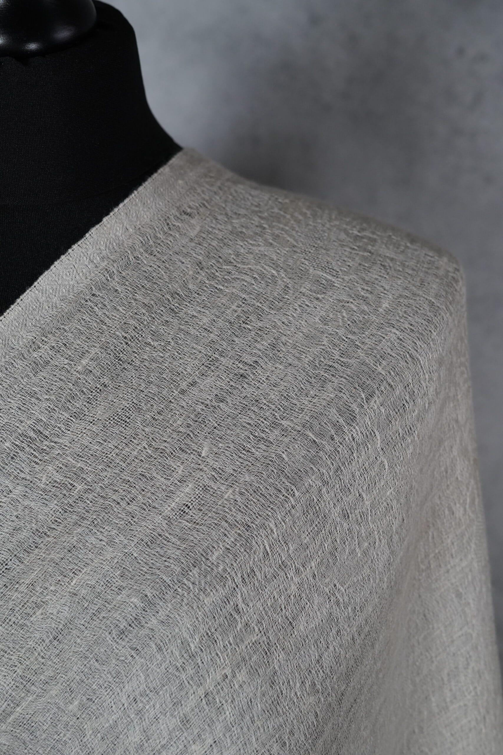 Jacquard-Pashmina-Stole-_Ivory_1-1-scaled-600x900 Jacquard Pashmina Stole in ivory, woven from Pashmina, featuring subtle jacquard patterns, offering elegance & perfect drape.