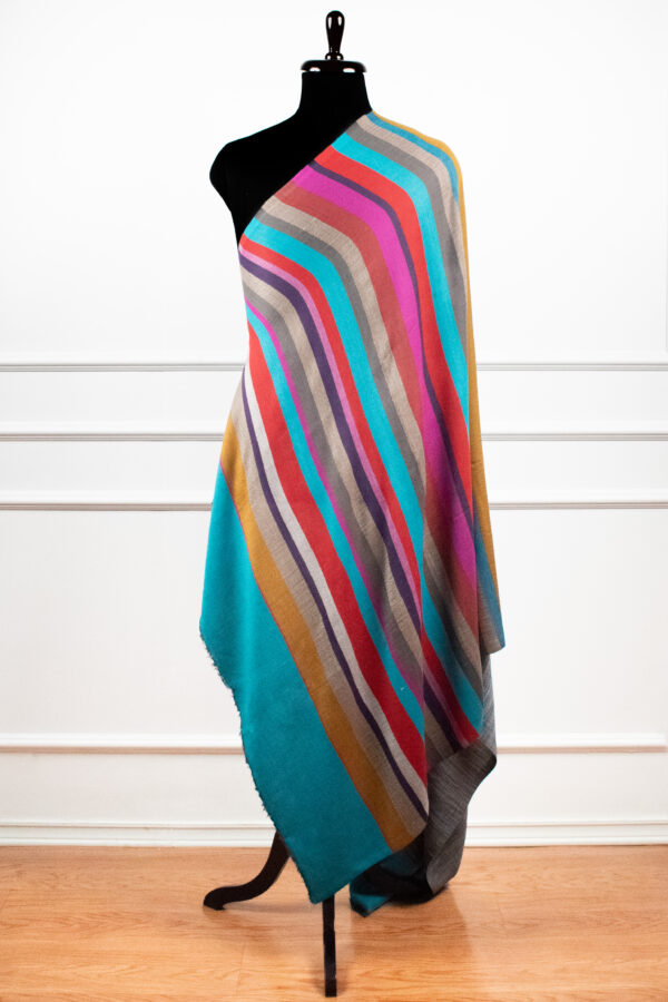 Reversible Stripes Shawls