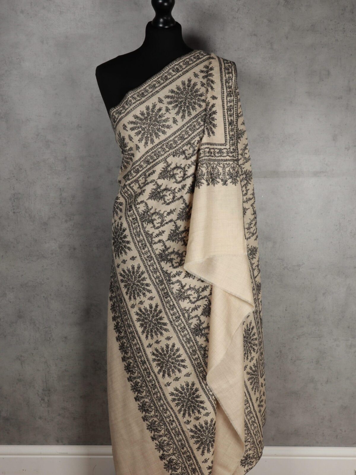 Shalimar Twilight Handmade Kashmiri Pashmina Shawl