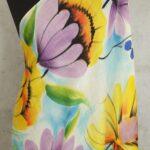 Painted Dream Scarf - Flowers on Sky