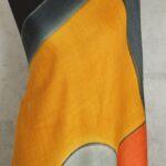 Painted Dream Scarf - Orange Patterns