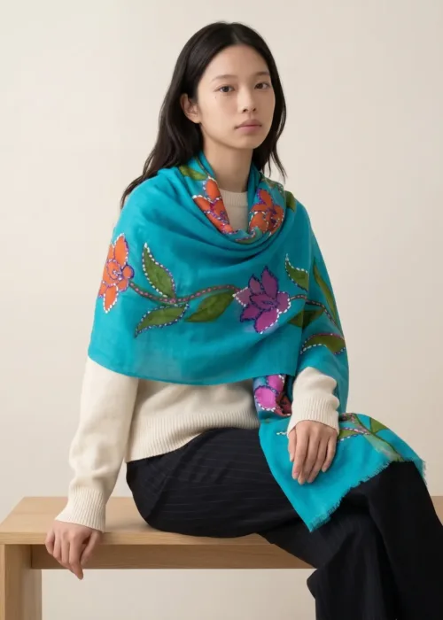 ThreadBloom Scarf