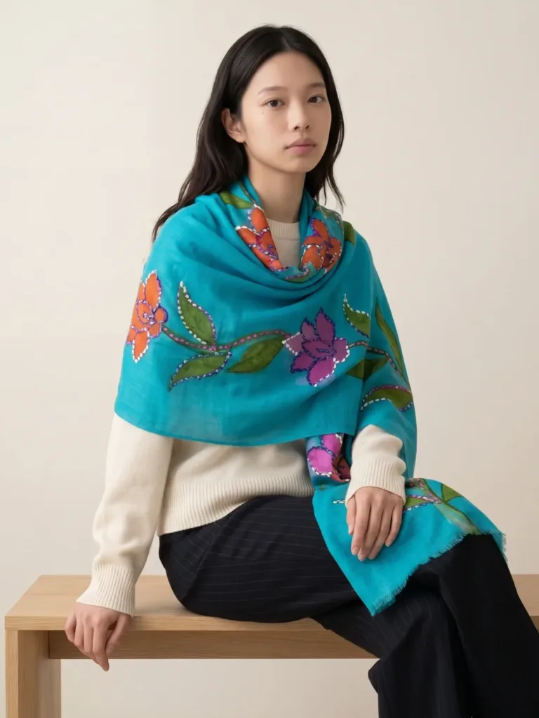 ThreadBloom Scarf