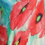 Echo Silk Scarf - Flowers