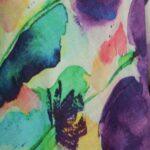 Floral Palette Scarf - Vibrant Stain