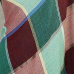 Mosaic Frame Scarf - Aqua