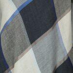 Mosaic Frame Scarf - Ash&White