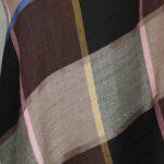 Mosaic Frame Scarf - Black&Brown