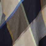 Mosaic Frame Scarf - Blue&Beige