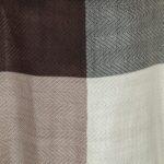 Harmony Weave Scarf - Brown&Ivory