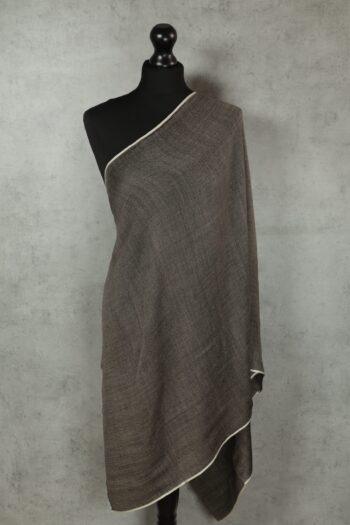 Noir Chevron Scarf - Brown