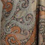 Royal Crest Shawl - Orange Threads