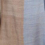 Harmony Weave Scarf - Sky&Brown
