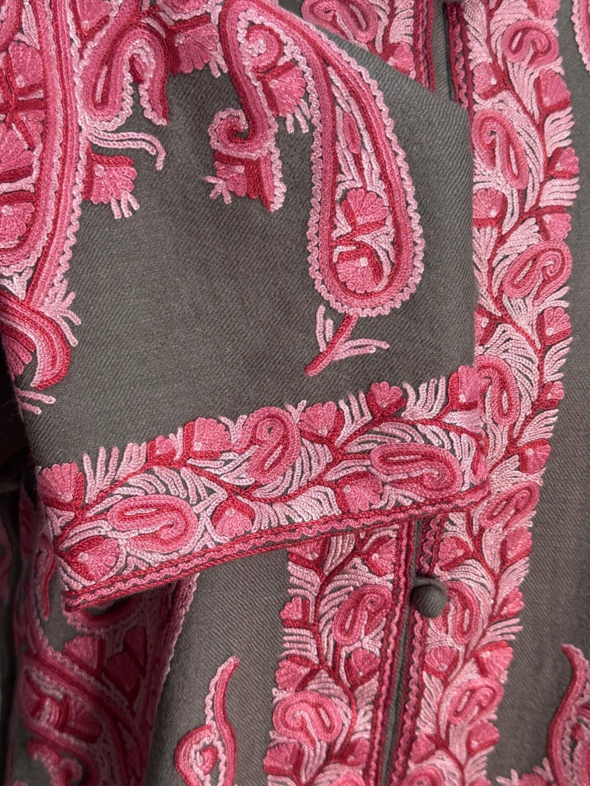 The Nishat Rouge Kashmiri Short Woollen Jacket