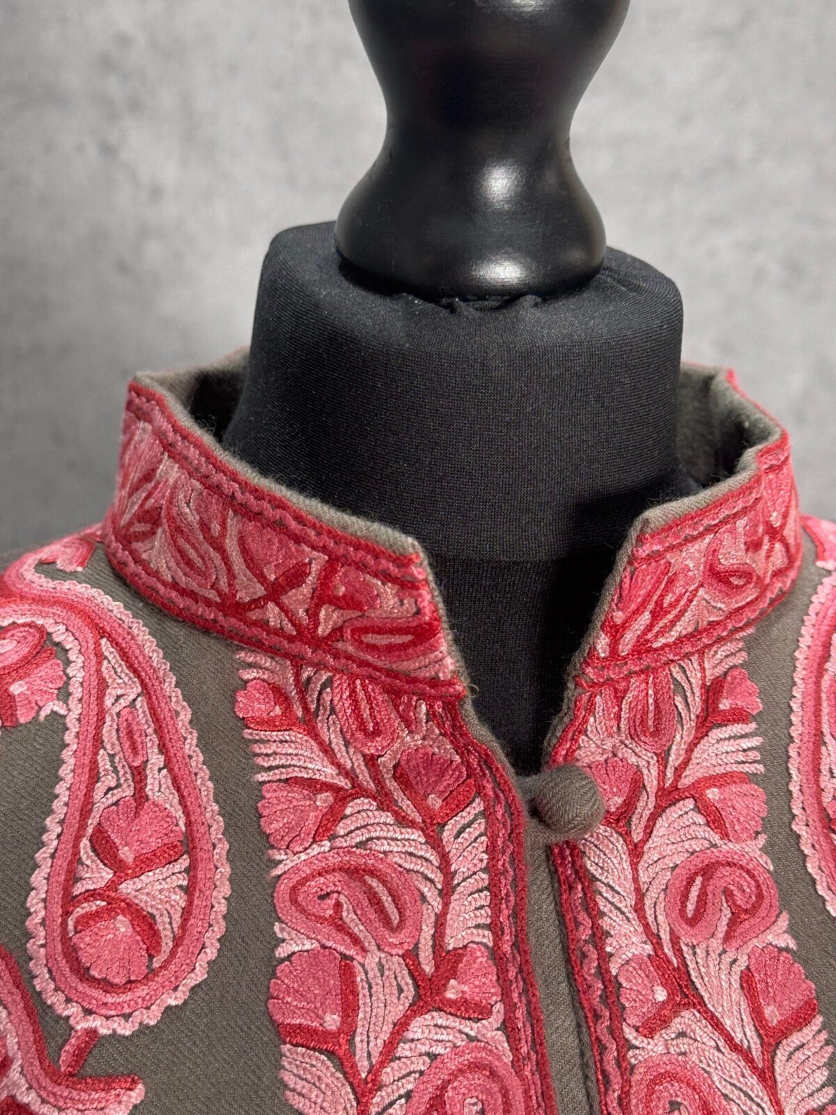 The Nishat Rouge Kashmiri Short Woollen Jacket