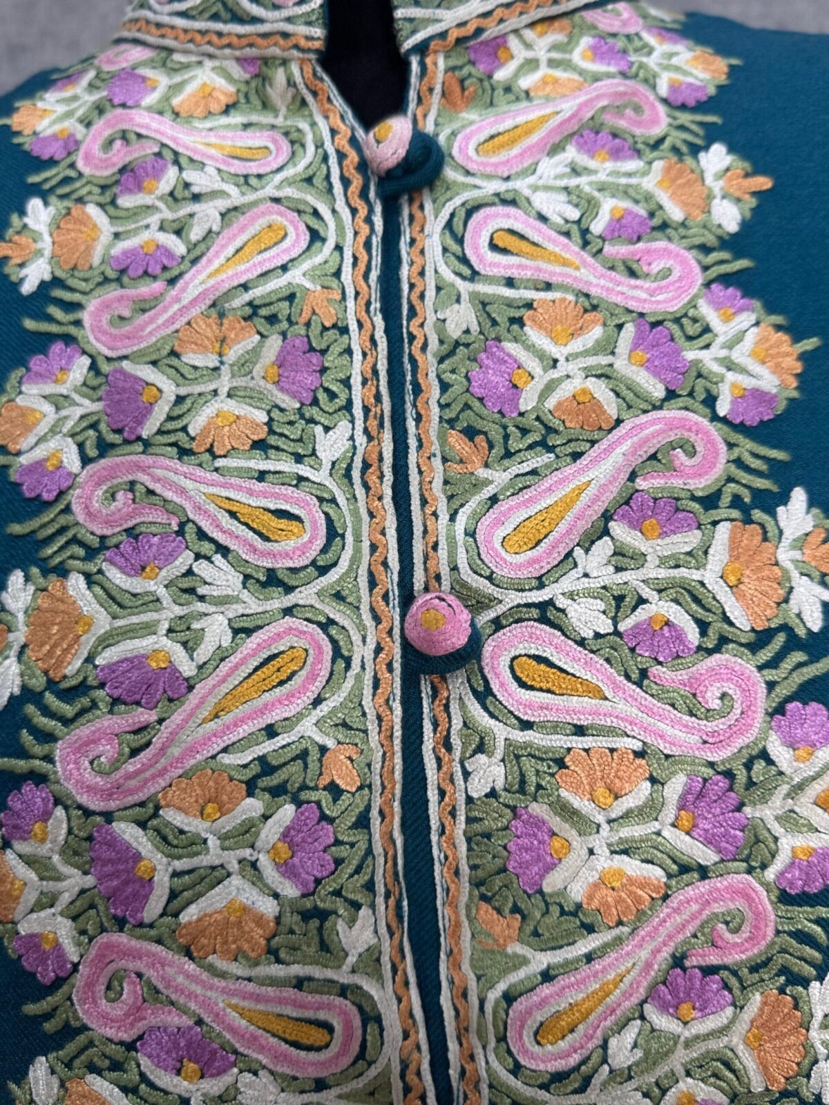 The Verinag Bloom Kashmiri Long Woollen Jacket