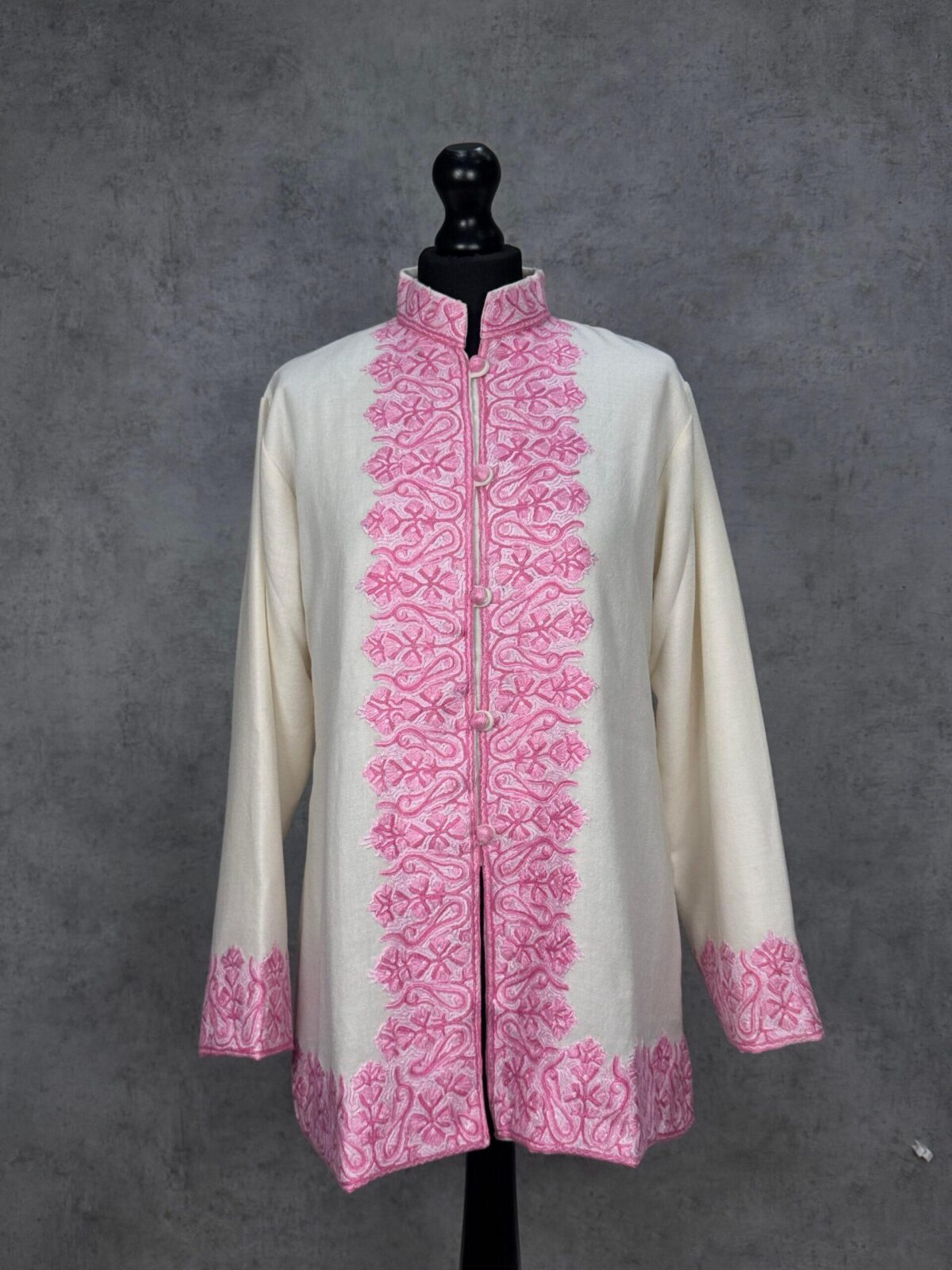 The Gurez Dawn Kashmiri Short Woollen Jacket