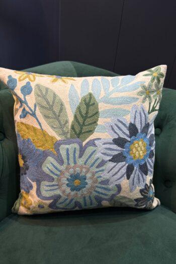 Gul-e-Aab Handcrafted Wool Cushion Cover