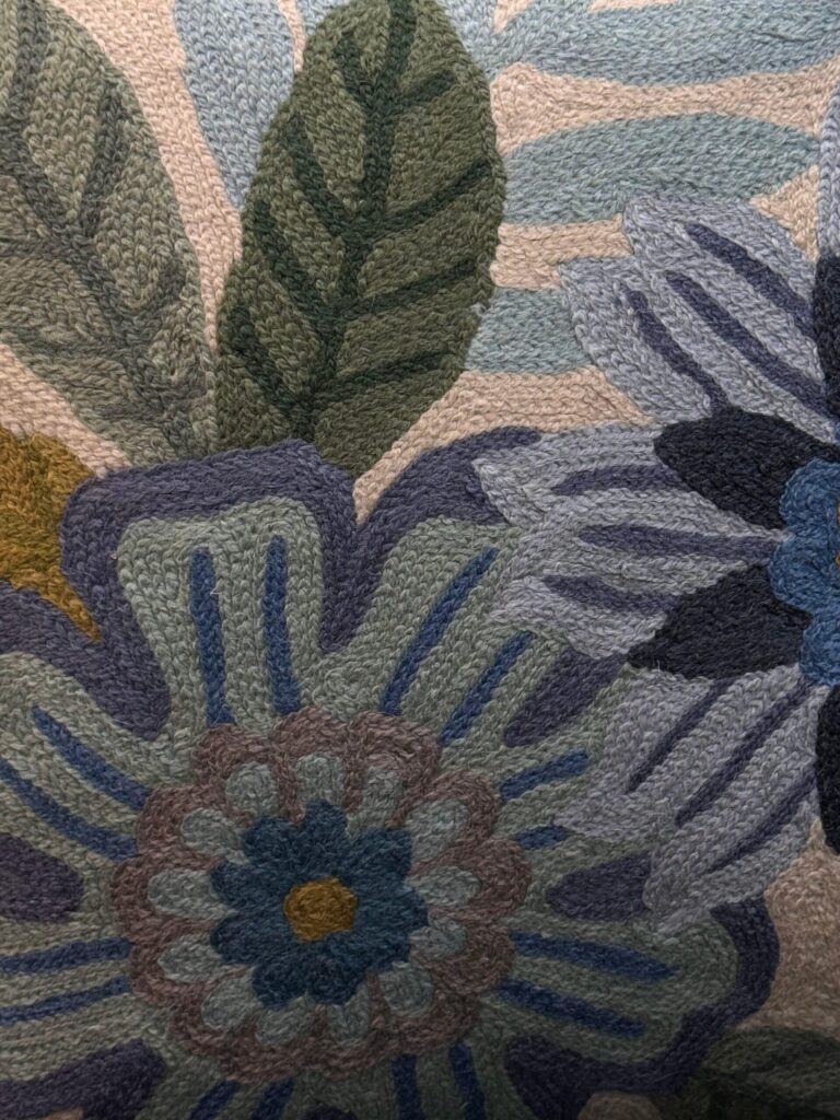 Gul-e-Aab Handcrafted Wool Cushion Cover