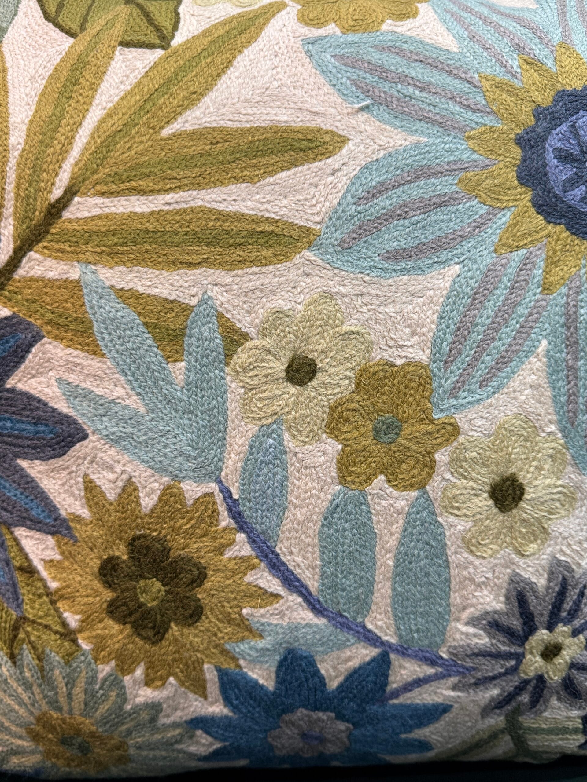 IMG_4049-600x800 Nilofer-Bagh Kashmiri Wool Aari-Embroidered Cushion Cover - Image 2