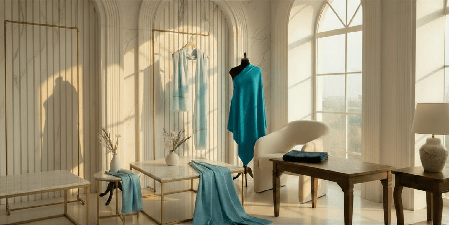 Shop the Blue Scarf Collection by Kashmir Bloom