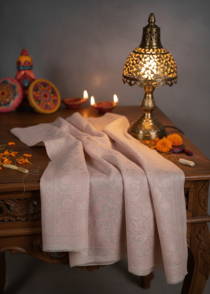 chand-e-dastak-handmade-shawl-a-diwali-gift-for-a-friend