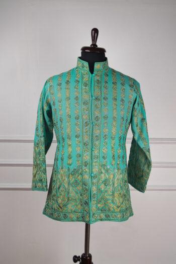 Whispering Willows Kashmiri Short Woollen Jacket