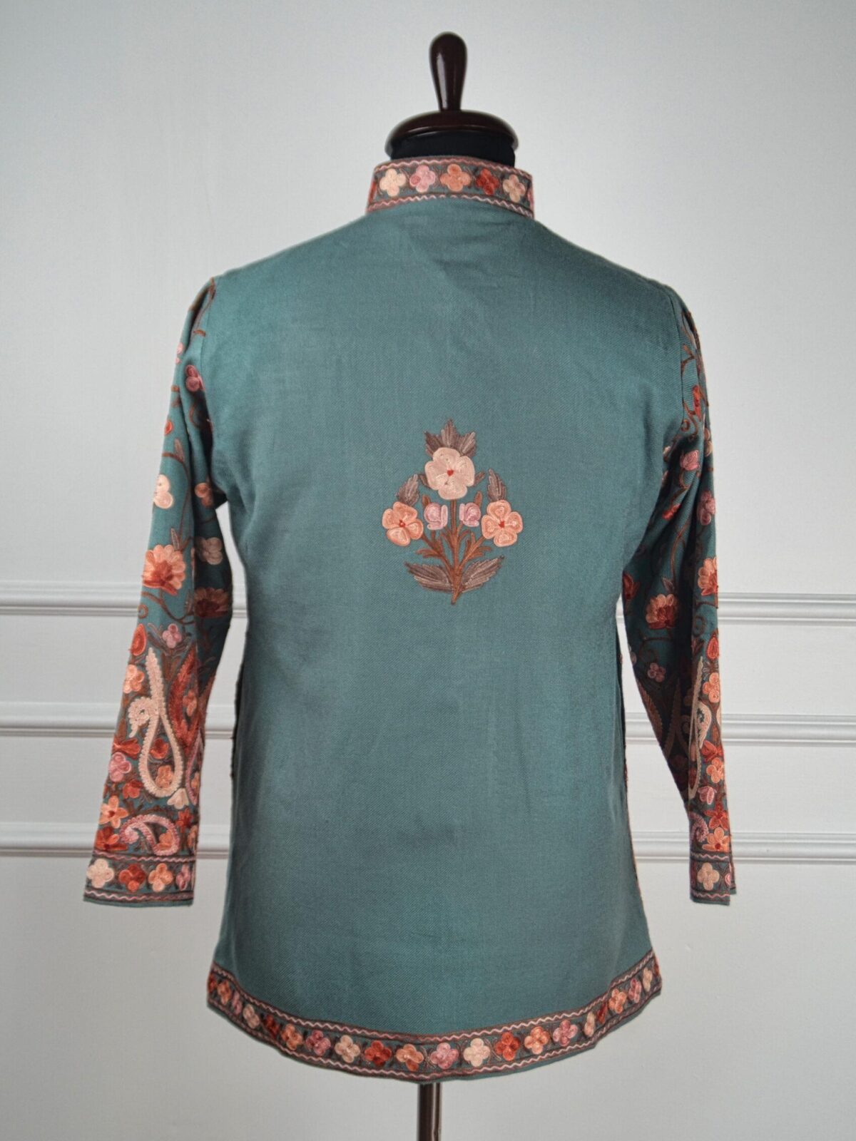 Wildflower Weave Kashmiri Short Woollen Jacket