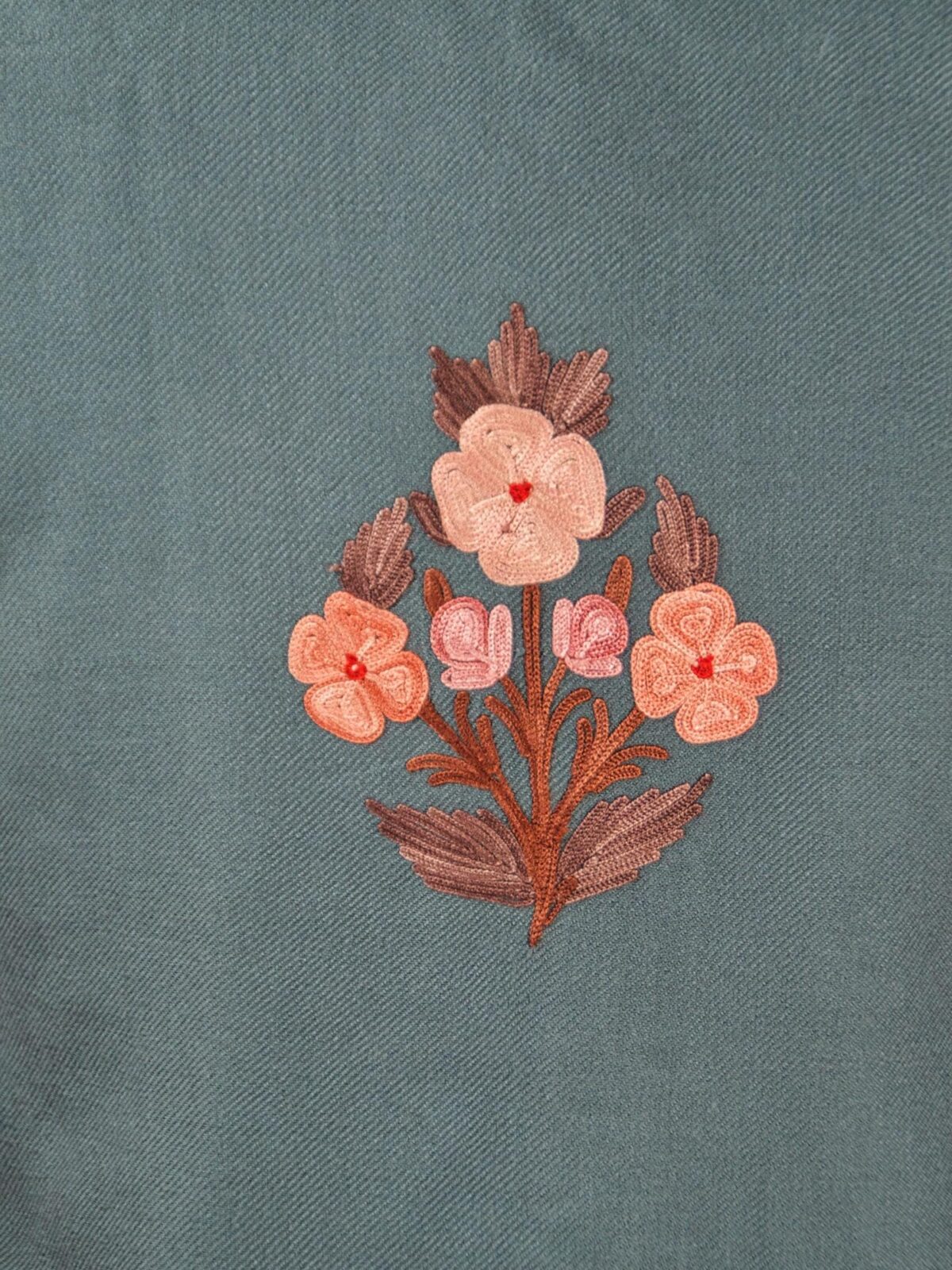 Wildflower Weave Kashmiri Short Woollen Jacket