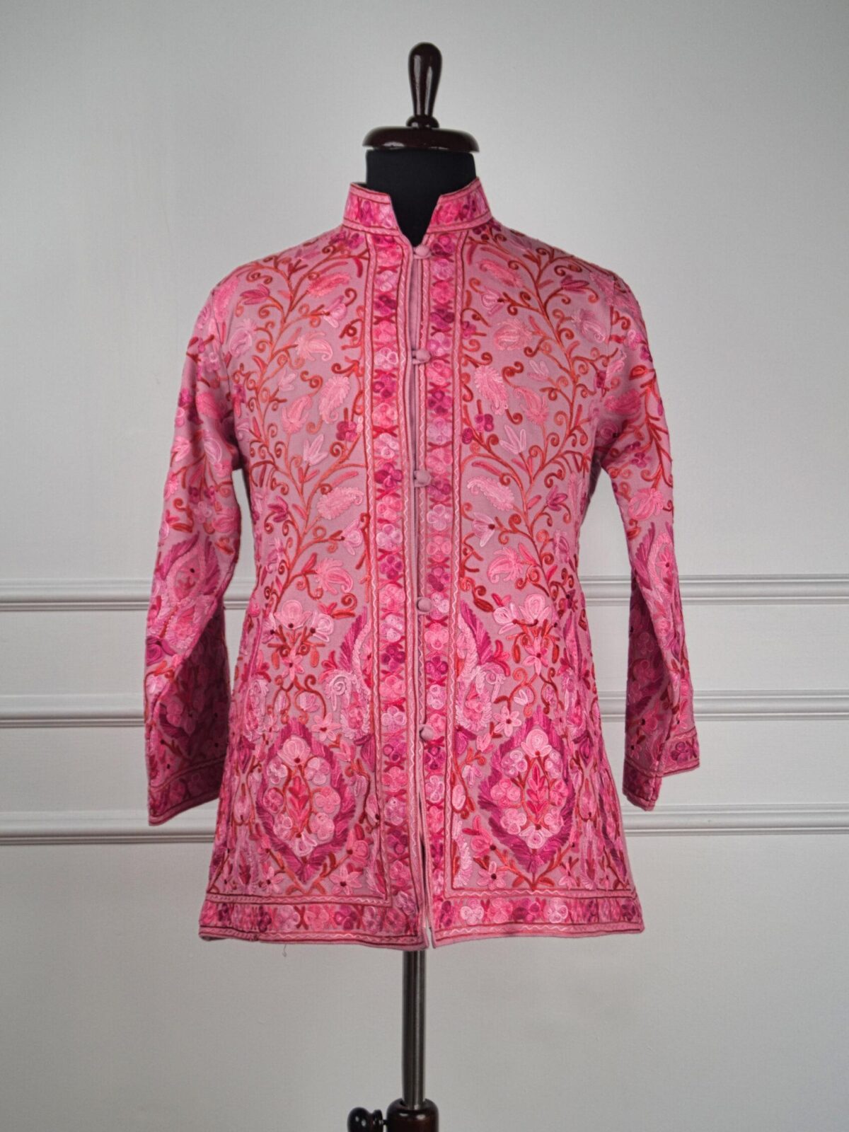Embrace of Bloom Kashmiri Short Woollen Jacket