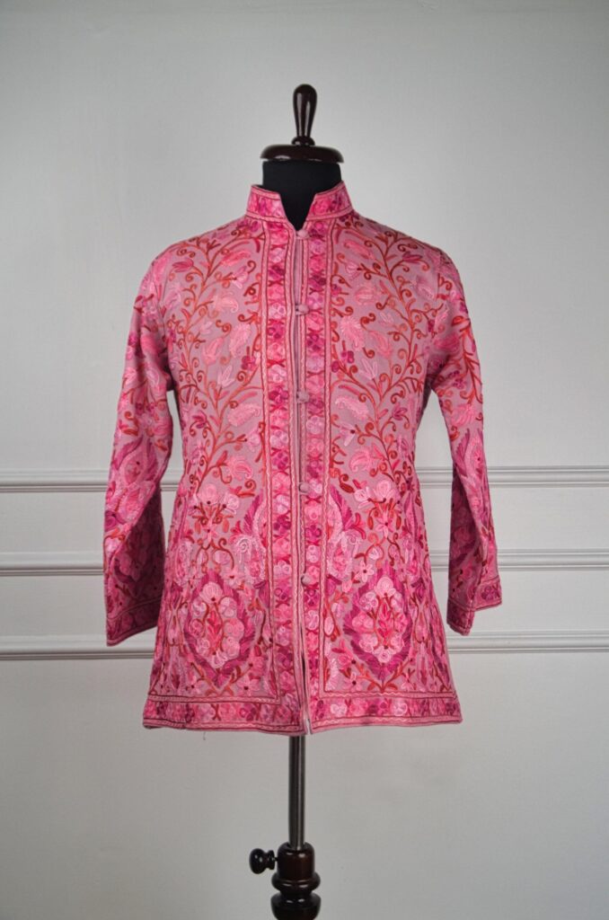 Embrace of Bloom Kashmiri Short Woollen Jacket